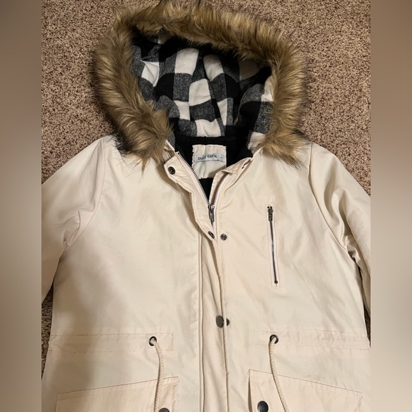 EUC Size SM GRACE KARIN Women's Hooded Fleece Line Faux Fur Jacket with Pockets - Picture 8 of 14